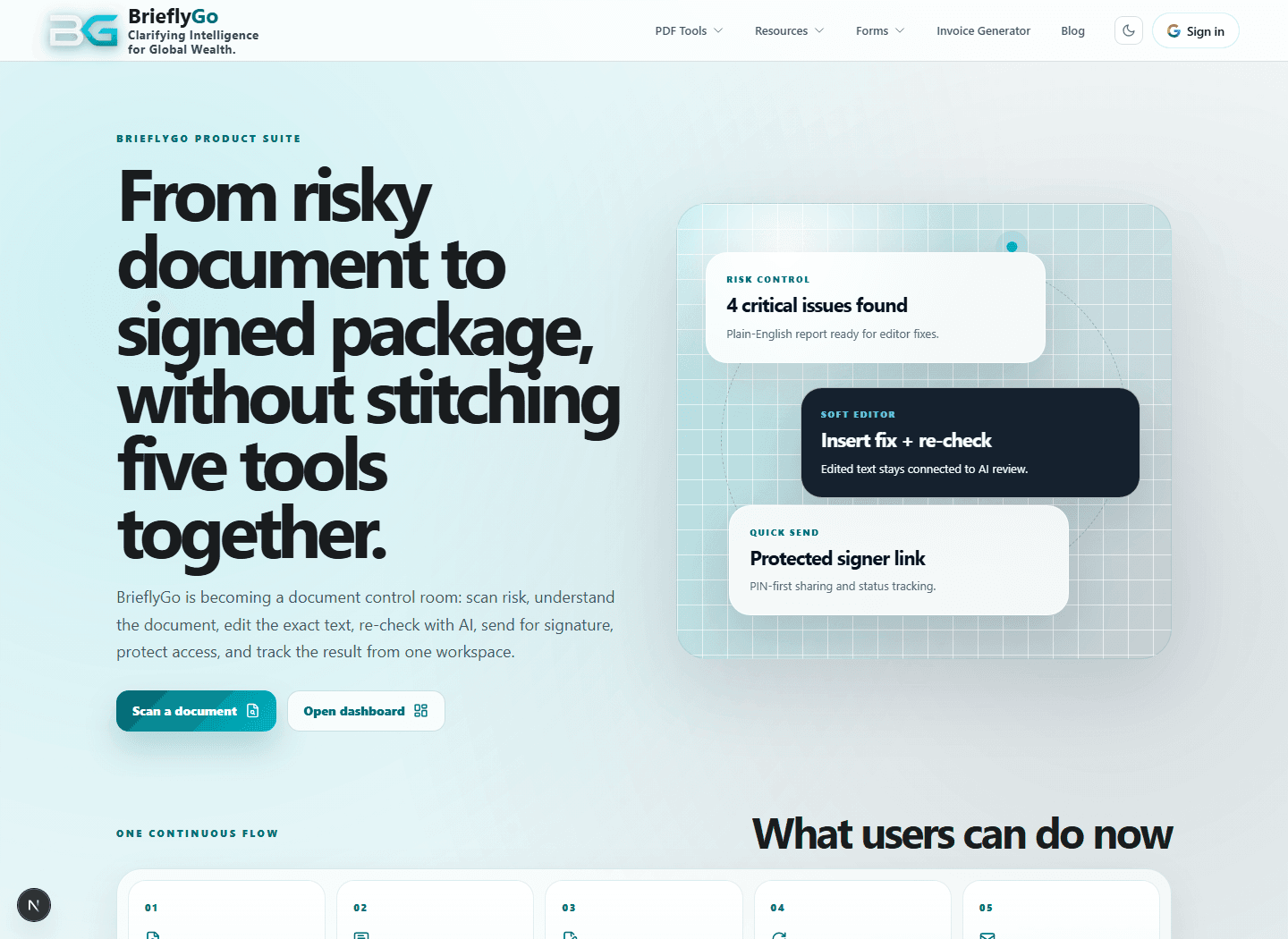 Screens & Actions screenshot