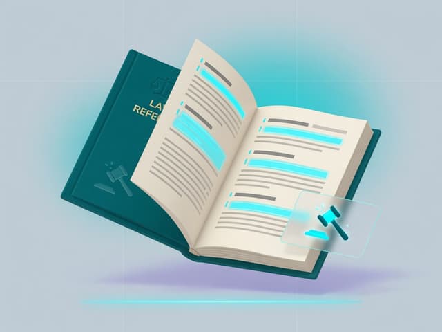 Legal glossary illustration