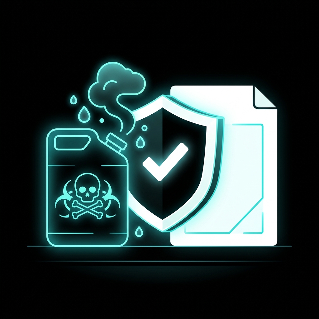 ELI10 illustration for hazardous material