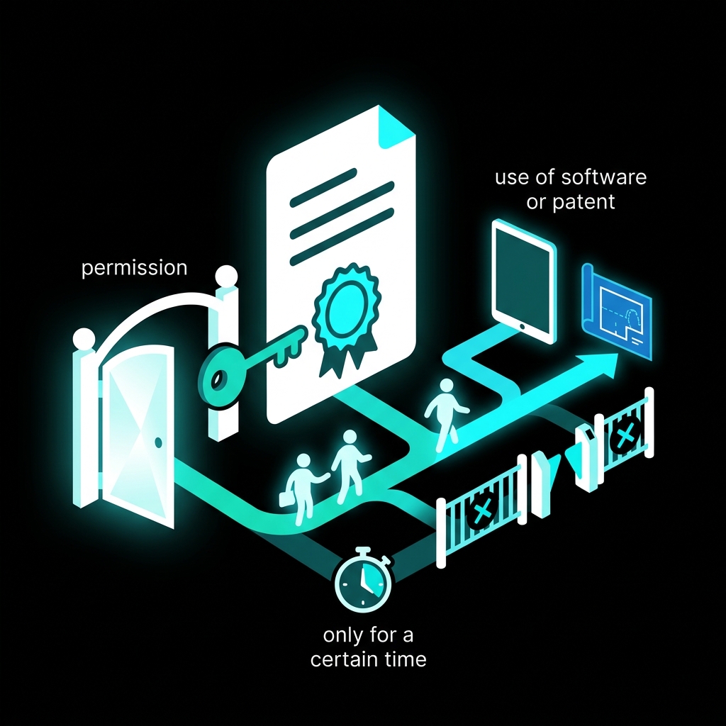 ELI10 illustration for license agreement