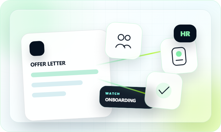 HR Teams document workflow illustration