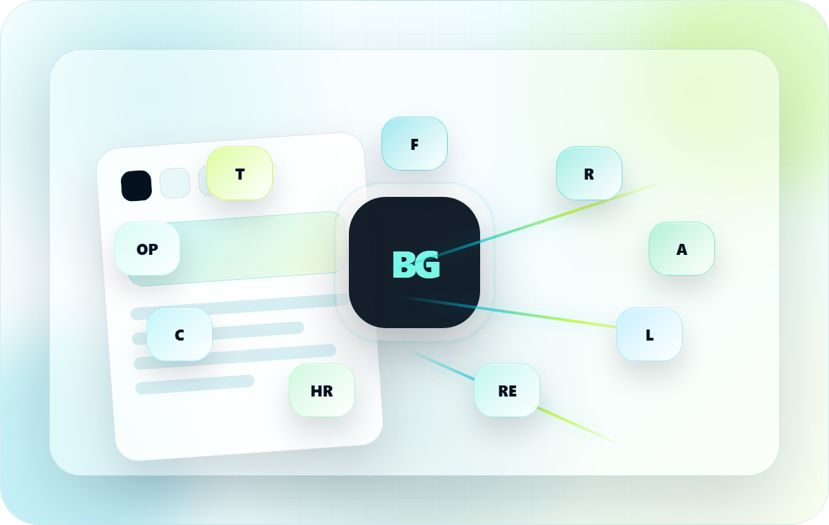 BrieflyGo industry workflow router connecting one document engine to role-specific document flows